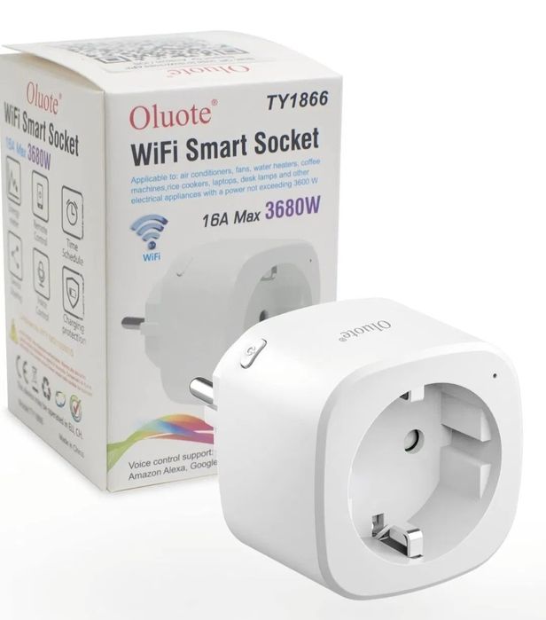 Oluote Wifi Smart Plug, mini inteligentne gniazdko
