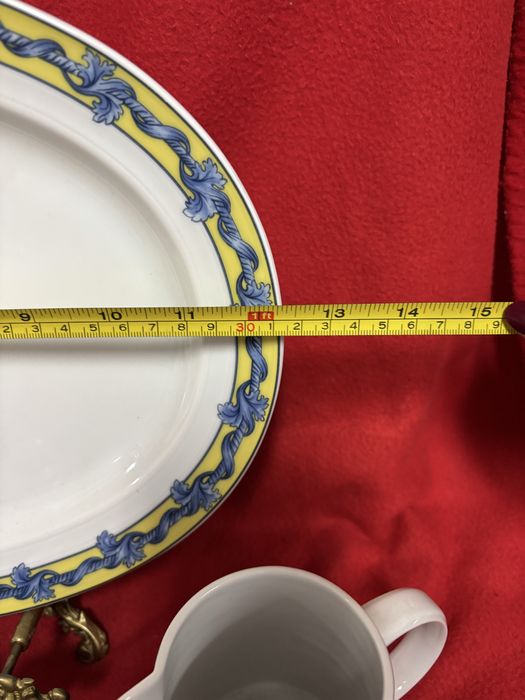 Conjunto de travessa , acucareiro e bule