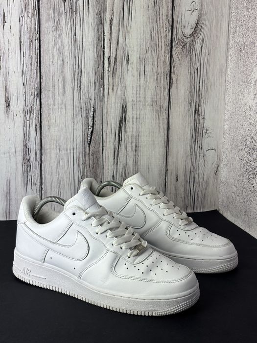 Мужские Кожаные Кроссовки Nike Air Force 1 Оригинал