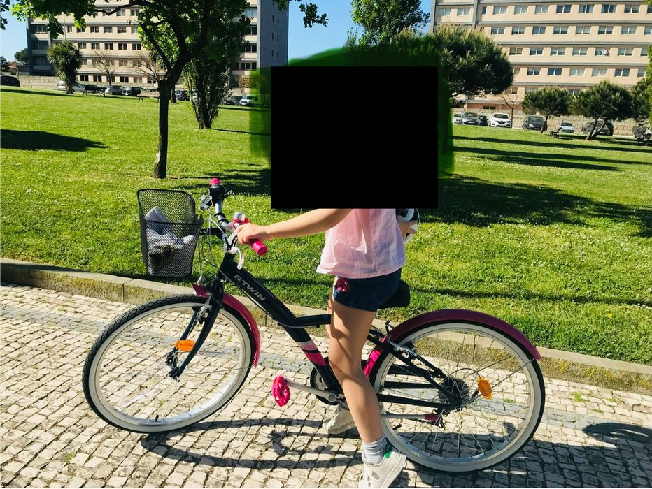 Bicicleta infantil B’TWIN Decathlon 24” – Muito bom estado