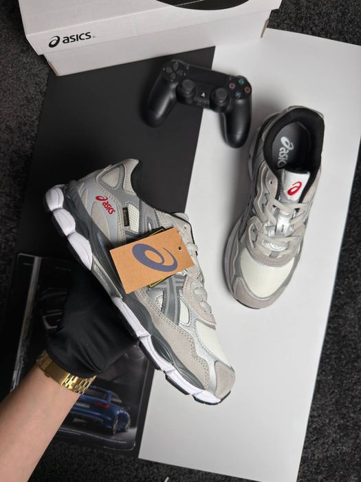 Чоловічі кросівки асікс гель нік ASICS GEL- NYC GTX Ash Grey Metallic [41-46]
