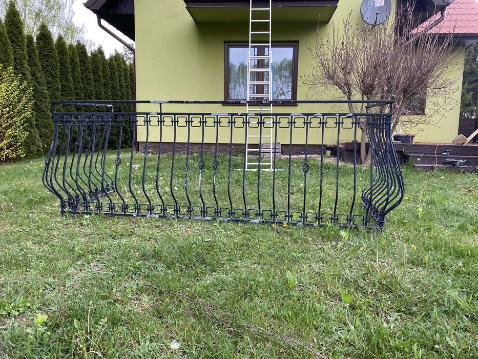 Ocynkowana balustrada barierka na balkon