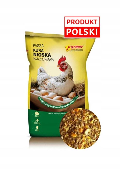 Pasza Nioska Walcowana  z wityaminami WYSOKA NIEŚNOŚĆ i MOCNE skorupki