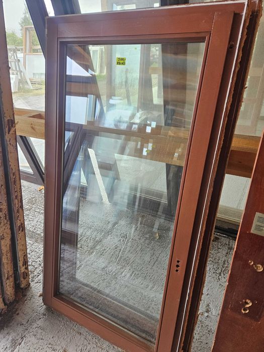 OKNA Drewniane Sosnowe 88x163cm 2 sztuki okno