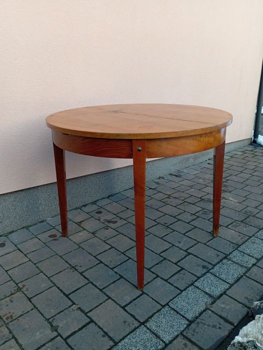 Stół okragły PRL Transport