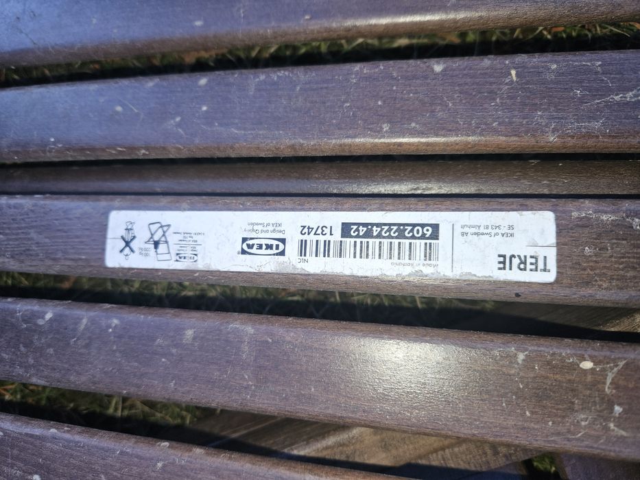 krzesło drewniane składane ikea