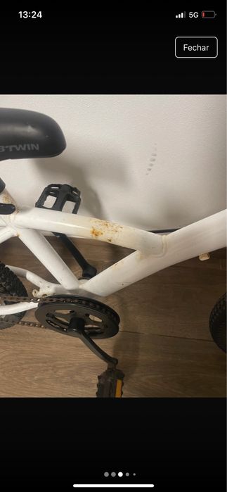 Bicicleta de criança tamanho 20 da BTwin