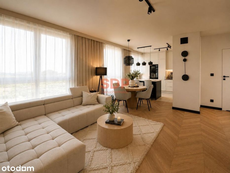 Ogród 80 m² na dachu | Pełne światła | 4 pok z balkonem