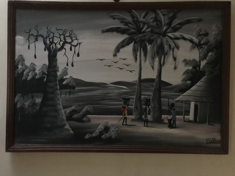 Pintura Quadro com moldura