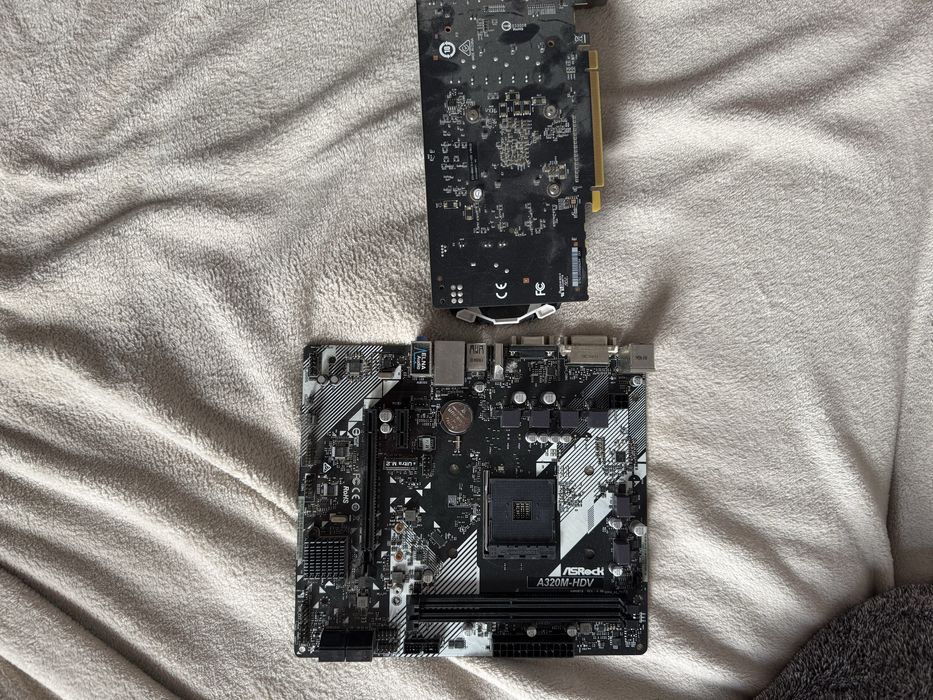 Gtx 1050 ti i plyta glowna am4 STAN NIEZNANY