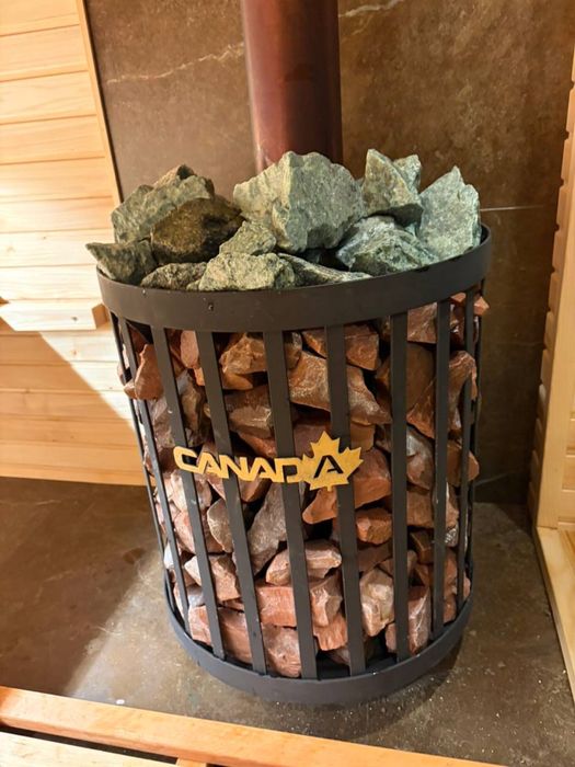 Модульна сауна з панорамним вікном та душом.