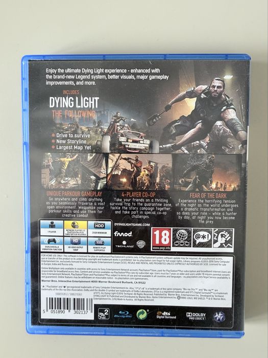 Dying Light The Following - PS4