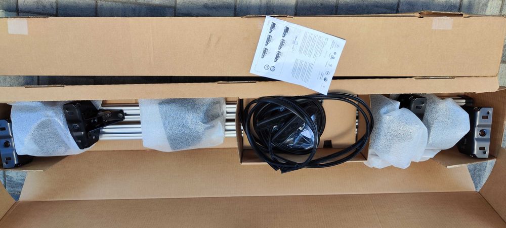 Belki Belka Dachowa relingi Berlingo Doblo Partner Combo komplet 3 szt