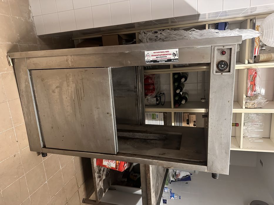 Estufa quente / estufa de conservação de alimentos