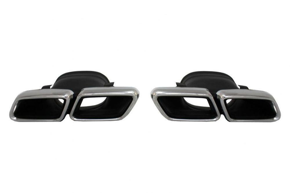 Difusor com Ponteiras Mercedes GLC X253 SUV AMG (2015 a 2019)