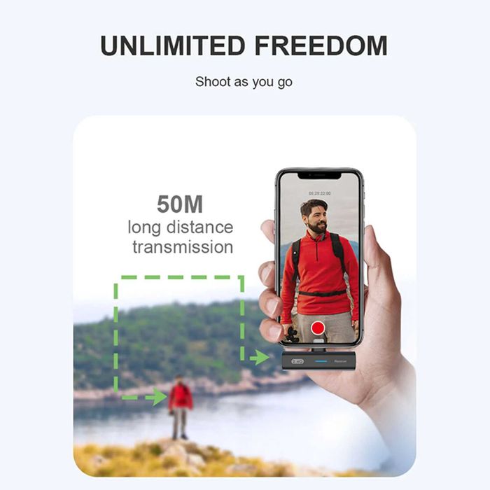 Microfone de Lapela Profissional (android / iphone)