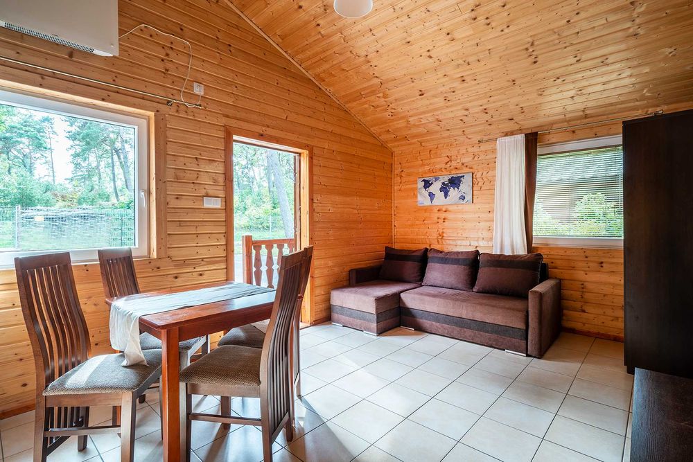 Domki całoroczne 100 m od plaży!!domek, sauna, plac zabaw, jacuzzi