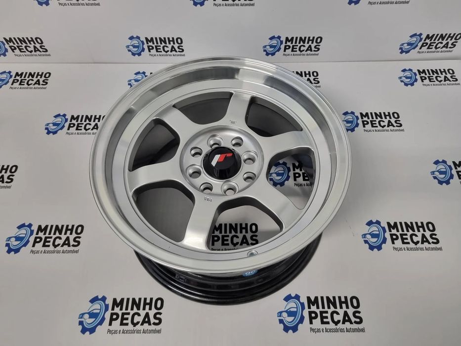 Jantes Japan Racing (JR12) em 15 Hyper Silver