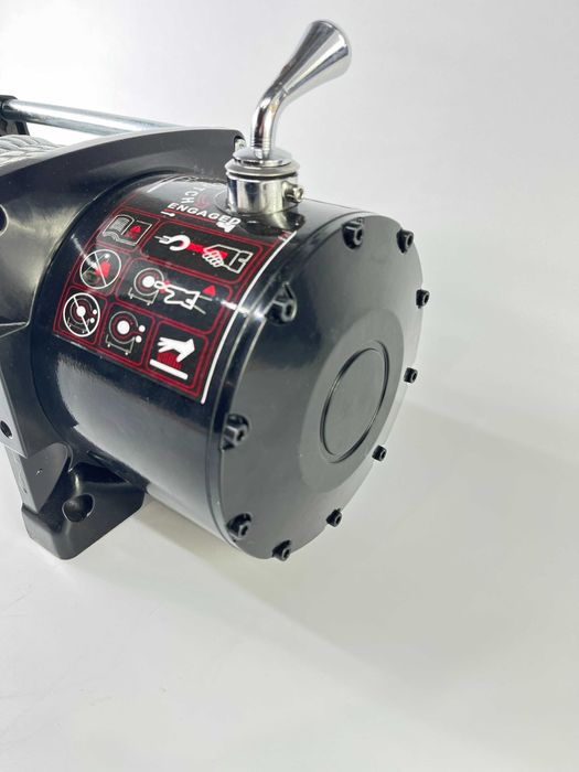 Електрична лебідка 26000 lb / 11793 кг 12V промислова, сталевий трос