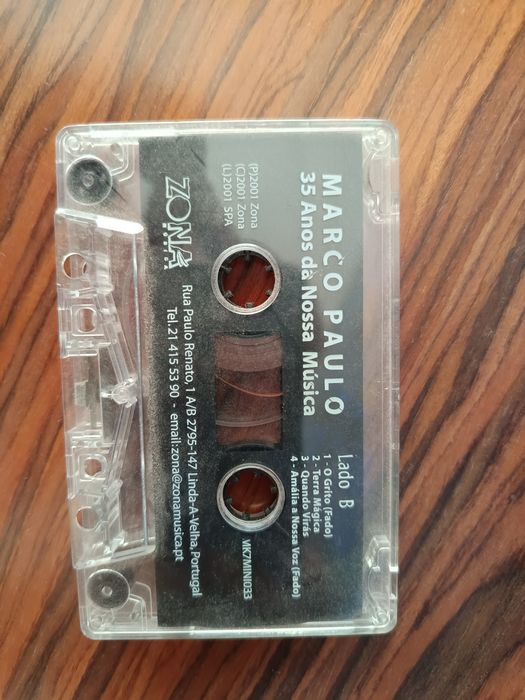 Cassete Marco Paulo 35 anos de música