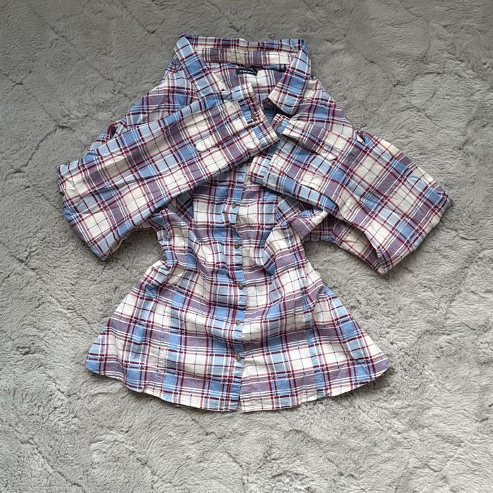 Kolorowa koszula w kratkę damska