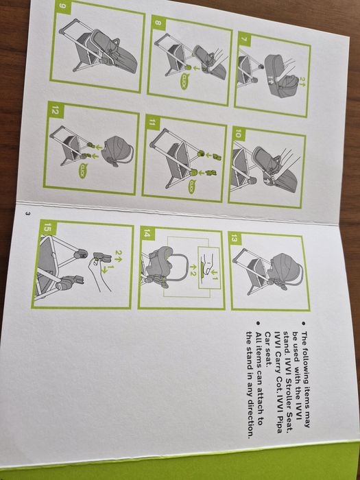 Suporte NUNA com cesto_para alcofa, ovo e assento normal