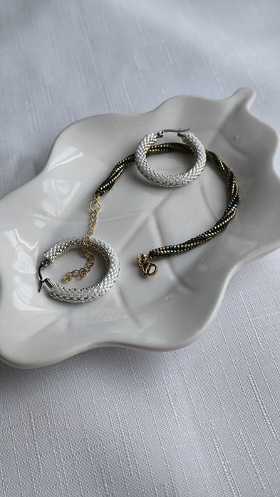 Kolczyki congo srebrne