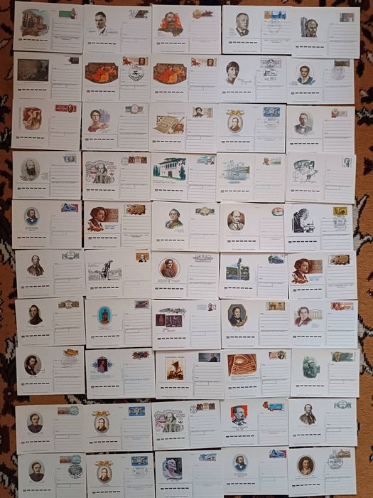 Почтовые карточки, конверты "Космос"