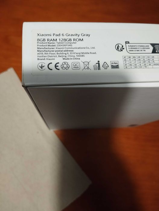 Xiaomi pad 6 Gravity Gray 8GB RAM 128GB ROM
