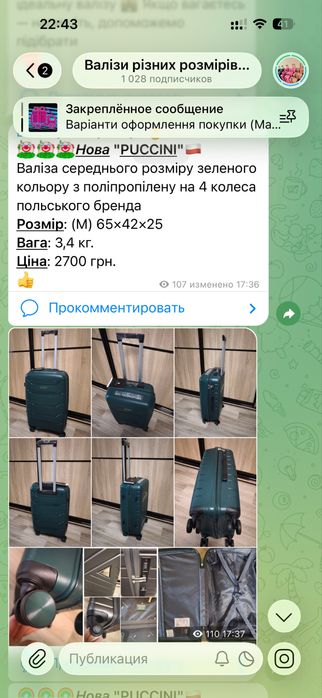 Чемодан дорожный для путешествий