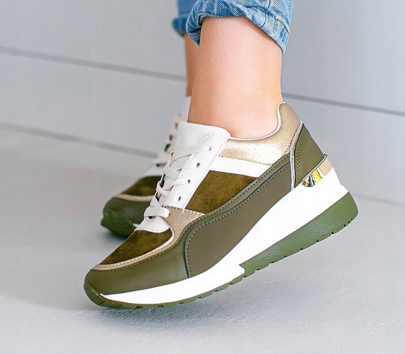 36 37 38 sneakersy 39 40 41 Adidasy khaki na grubej podeszwie Air max