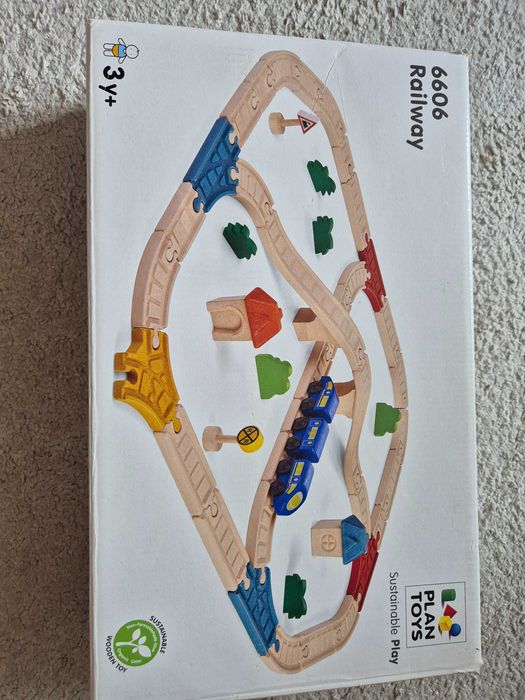 Drewniana kolejka PLAN TOYS