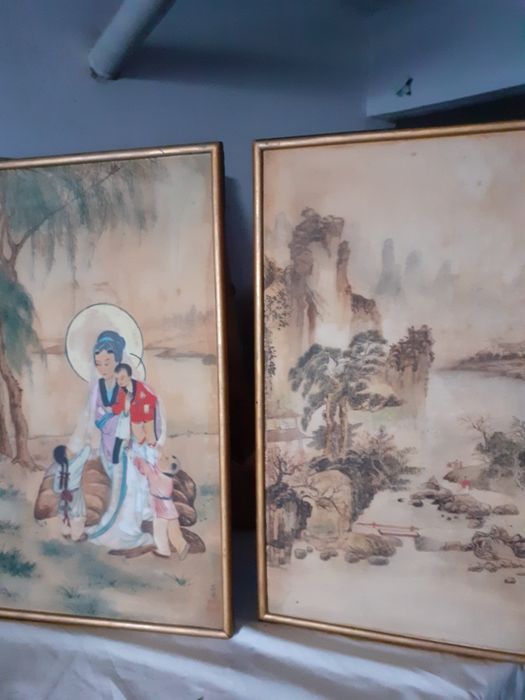 Decorações e loiça oriental antigas