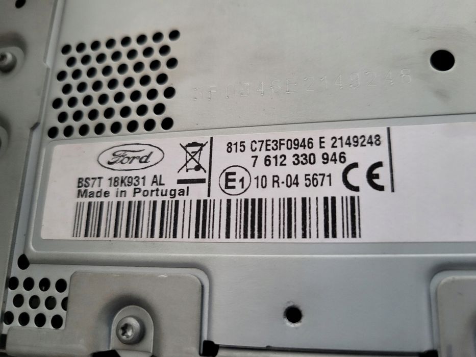 radio cd navi nawigacja ford mondeo mk4 iv lift bs7t18k931al