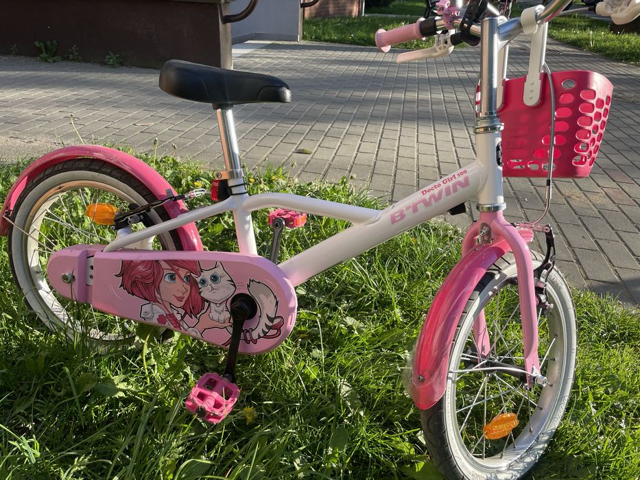 Rowerek dziewczęcy koła 16 cali BTWIN