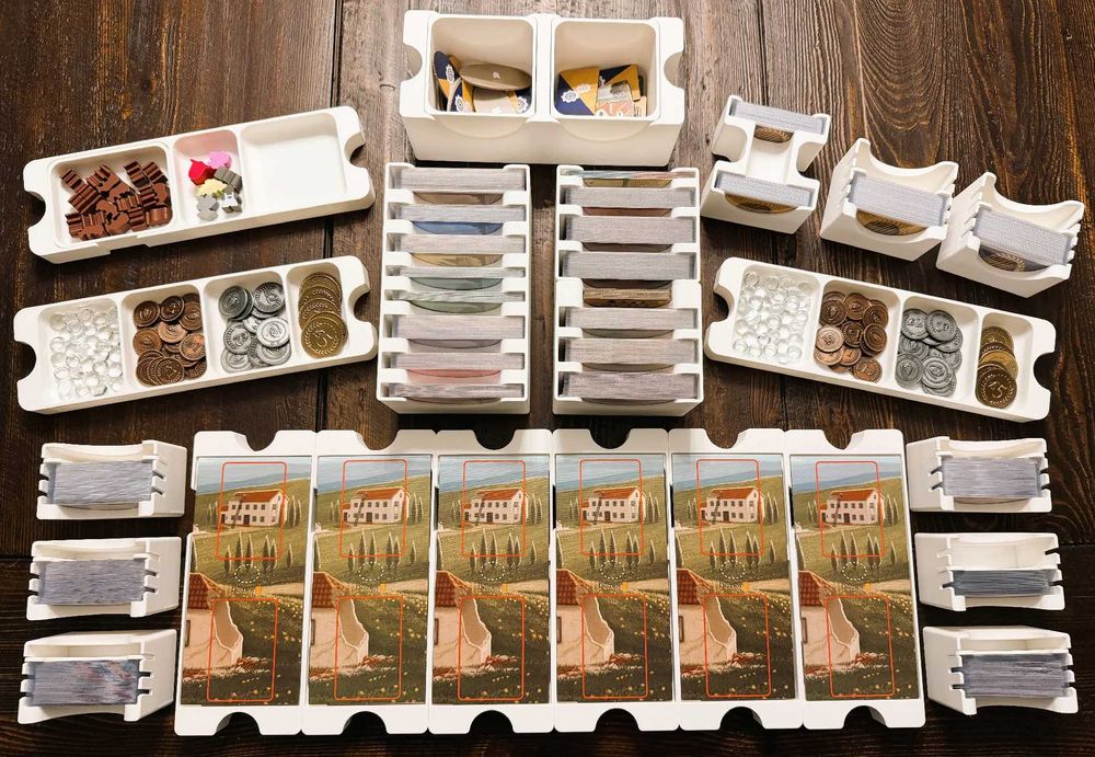 Insert organizer do gry Viticulture – Wine Crate Edition