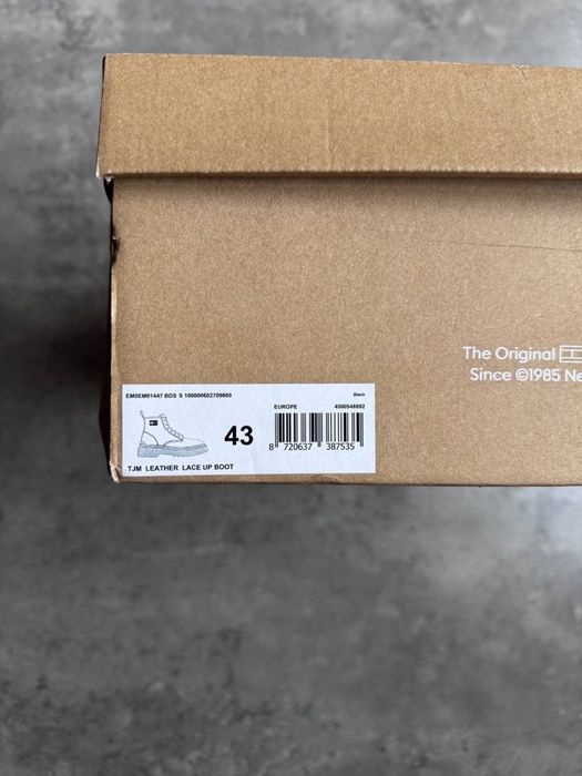 Черевики Ботинки чоловічі Tommy Hilfiger Leather Lace Up Boot / 43р