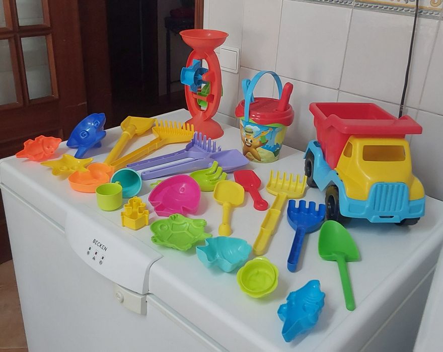 BRINQUEDOS DE PRAIA PARA BEBÉ BRINCAR.Casa,Férias,Quarto,Campismo.