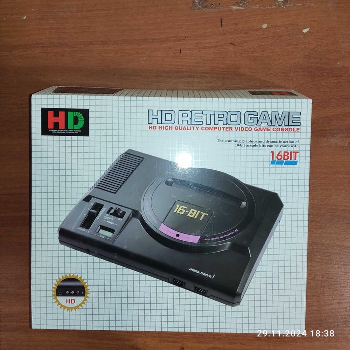 ЯКІСТЬ! Ігрова приставка Sega Mega Drive 2 (HDMI+Бездр.дж). Дивись!