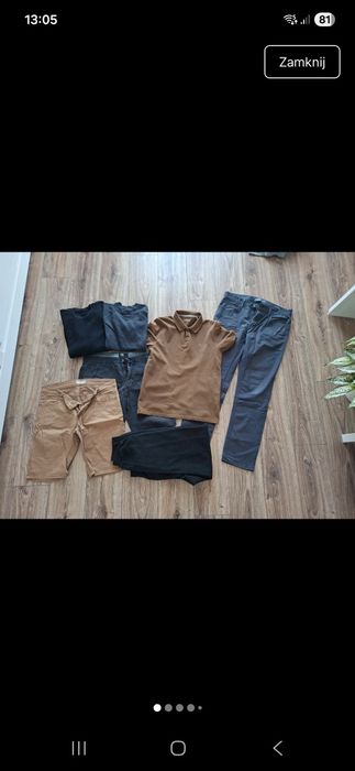 Paczka ubrań męskich rozmiar M