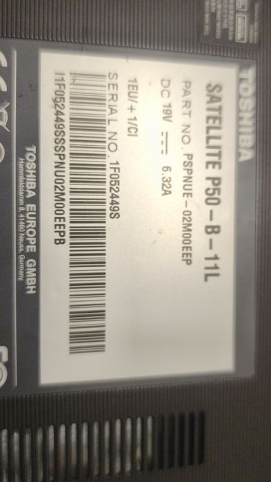 Teclado Toshiba Satélite P50-B-11L