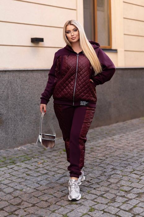 Тёплый костюм с курткой батал 44-58