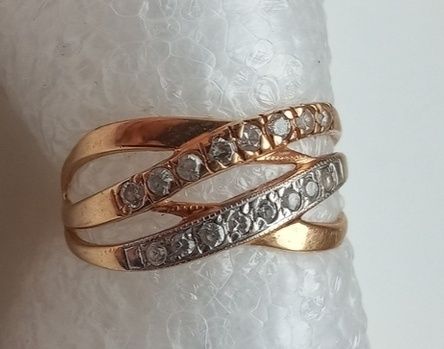 Золотое кольцо, размер 15