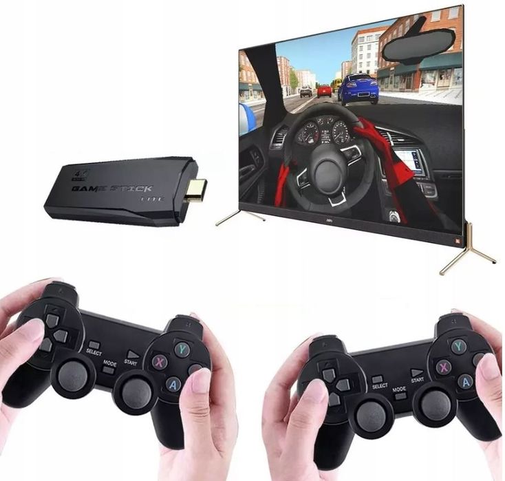 Konsola Retro gra TV + 2 pady bezprzewodowe