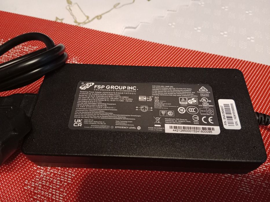 Zasilacz - Ładowarka do laptopa GETAC. Adapter mocy 150W .Nowe