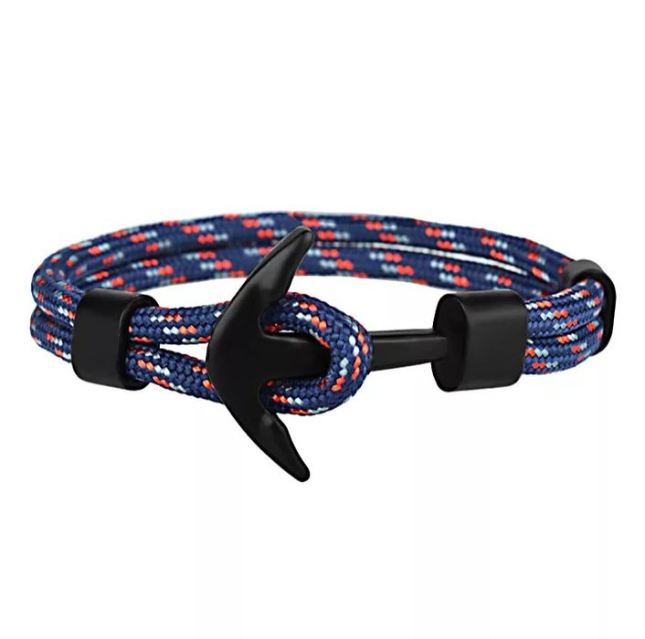 Pulseira de Homem "Black Anchor"