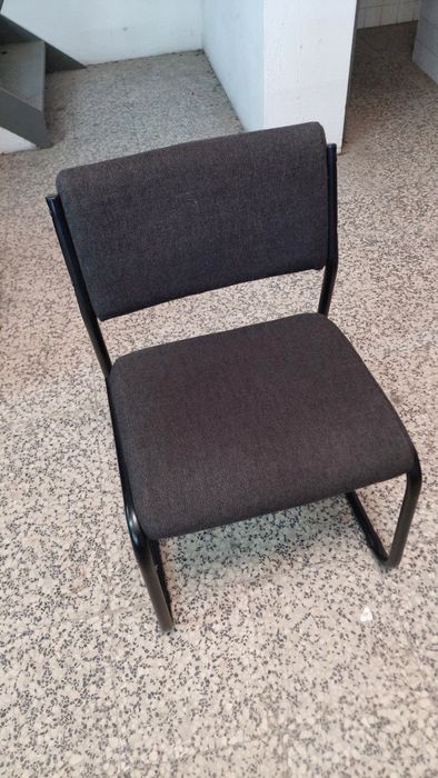 Cadeiras fixa cor cinzento escuro