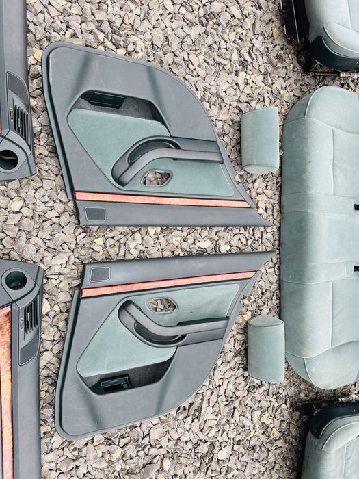 BMW E39 Седан Салон Зелений Велюр е39 сидіння диван зелений салончик