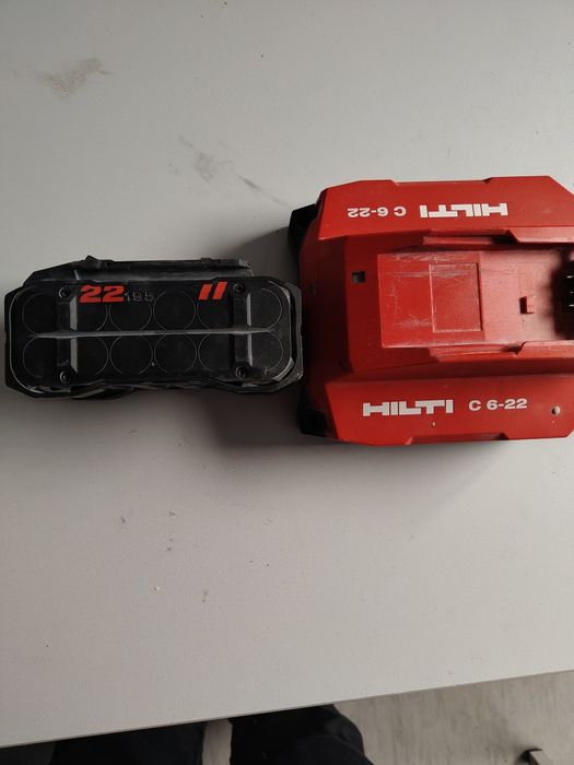 Ładowarka hilti c6-22.  Bateria hilti b22-195