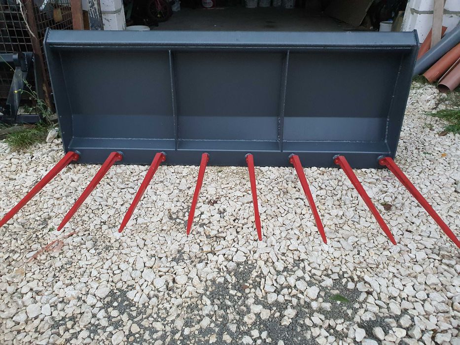 Widły do obornika do tur SOLIDNE nowe Euroramka Transport